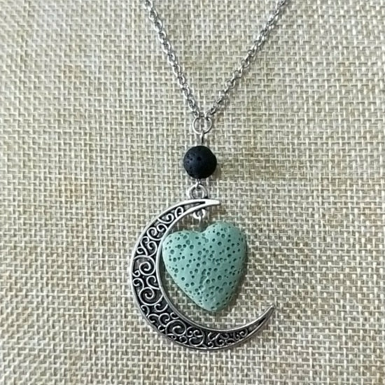 Lava Stone Essential Oil Diffuser Necklace