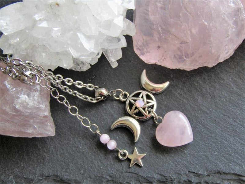 Triple Moon Necklace