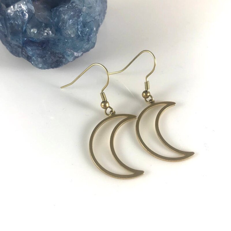 Crescent Moon earrings Many Styles