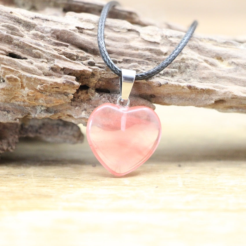 Heart Shape Stone Necklace