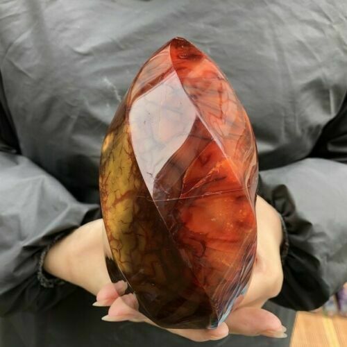 80-550g Natural Carnelian Jasper Flame