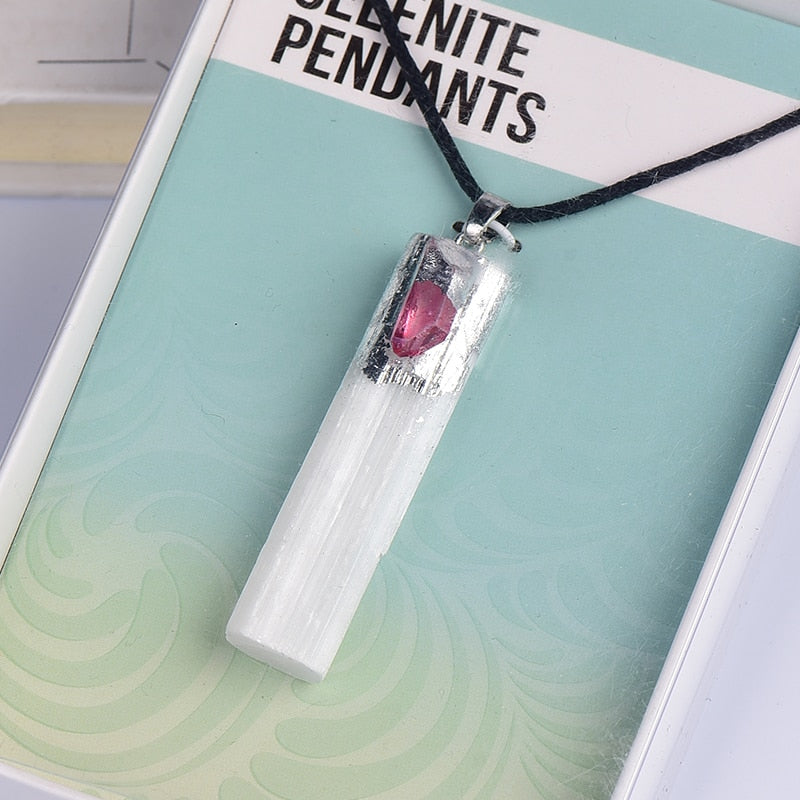 Selenite Necklace