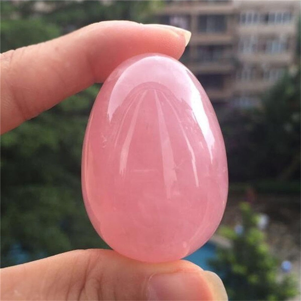 Rose Quartz Crystal Egg