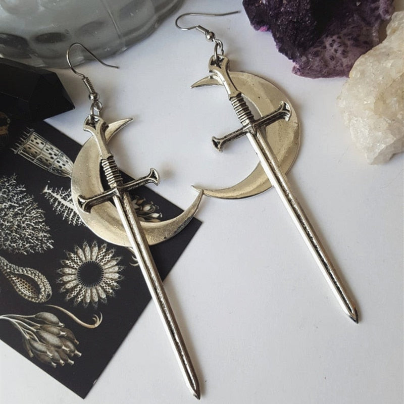 Crescent Moon earrings Many Styles