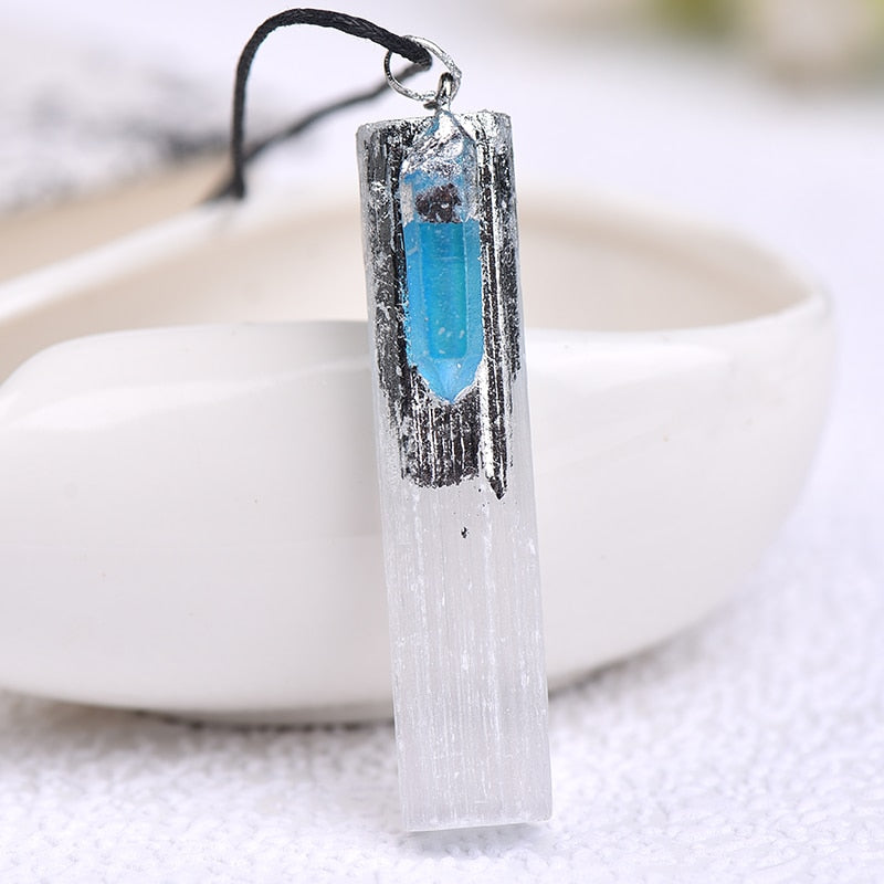 Selenite Necklace