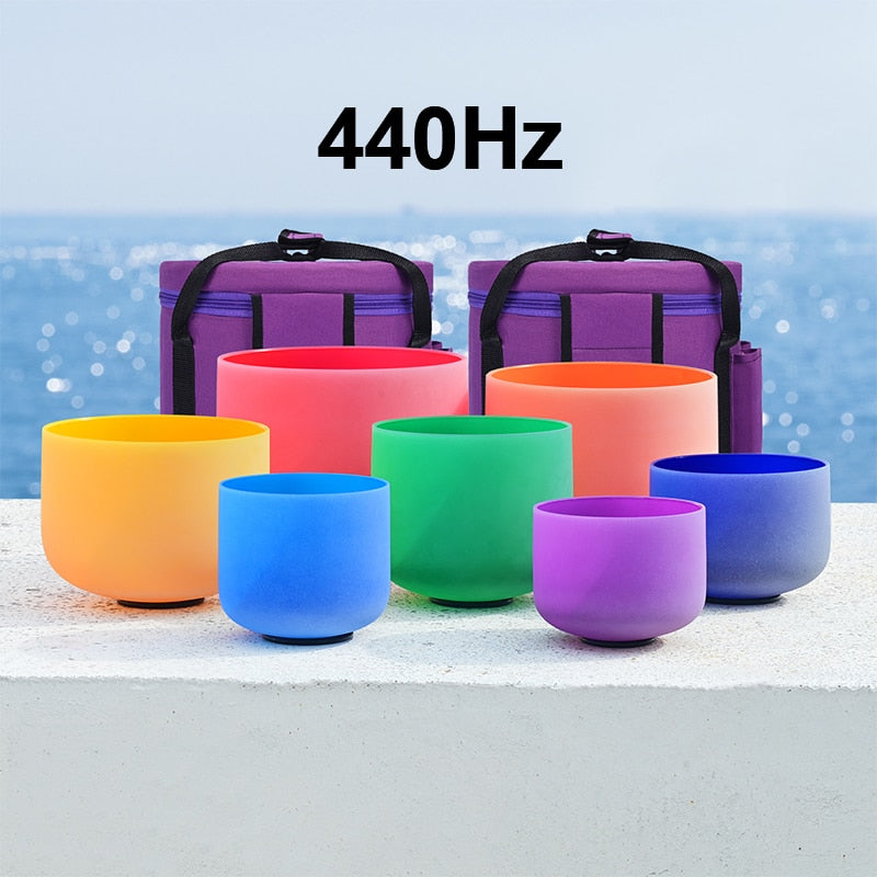 Pure Colored Singing Bowl 7pcs