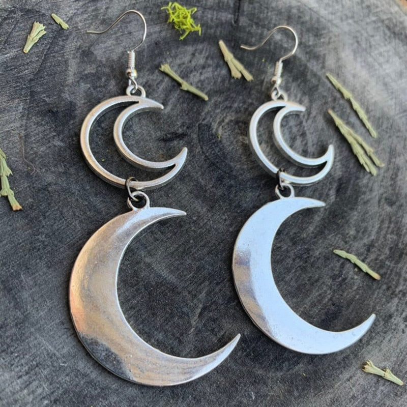 Crescent Moon earrings Many Styles