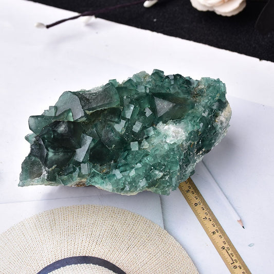 Green Fluorite cluster