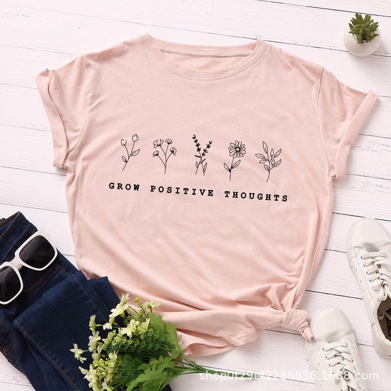 Flower Plants Print Tee