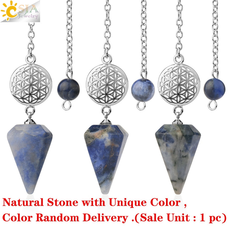 Flower of Life Dowsing Pendulum