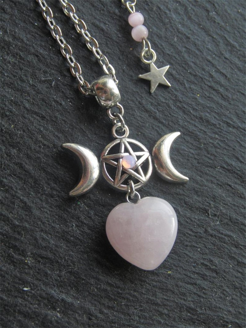 Triple Moon Necklace