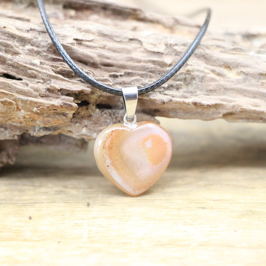 Heart Shape Stone Necklace