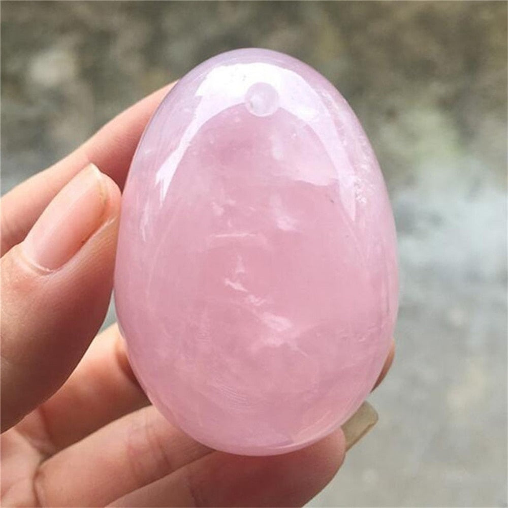 Rose Quartz Crystal Egg