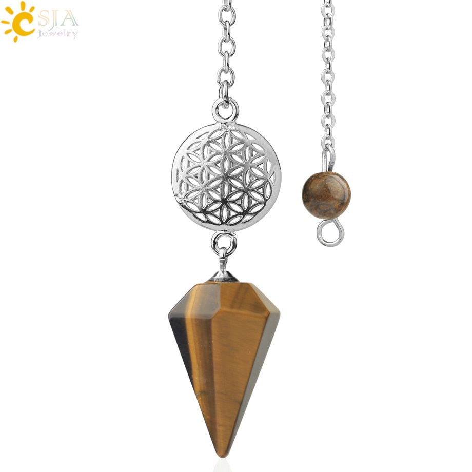 Flower of Life Dowsing Pendulum