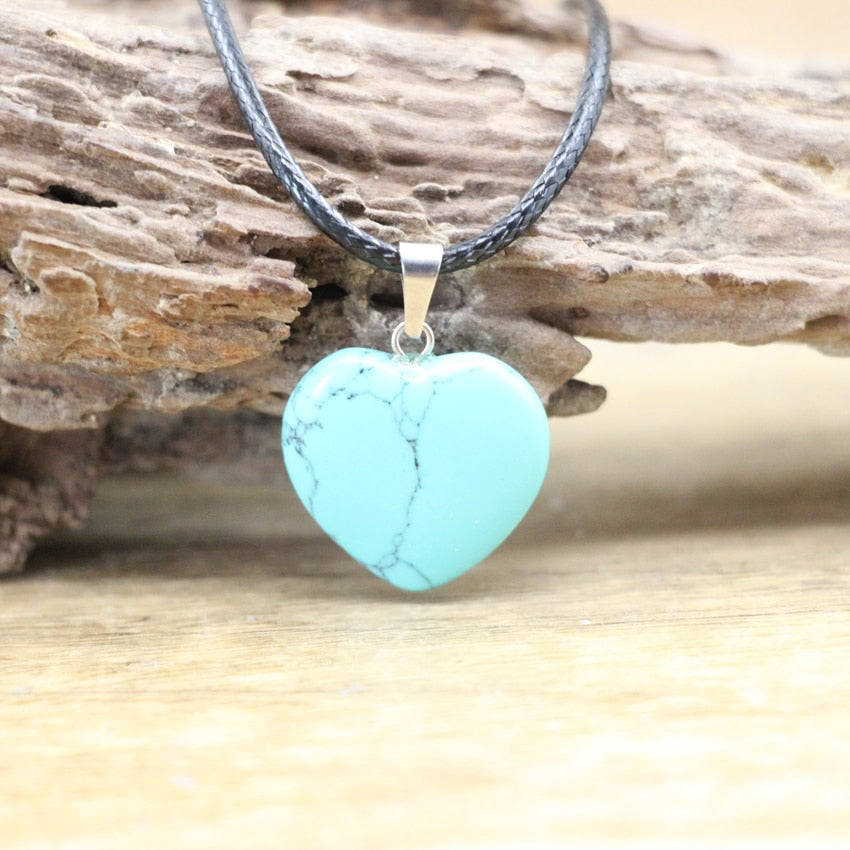 Heart Shape Stone Necklace