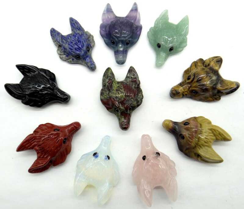 Crystal Wolf Head