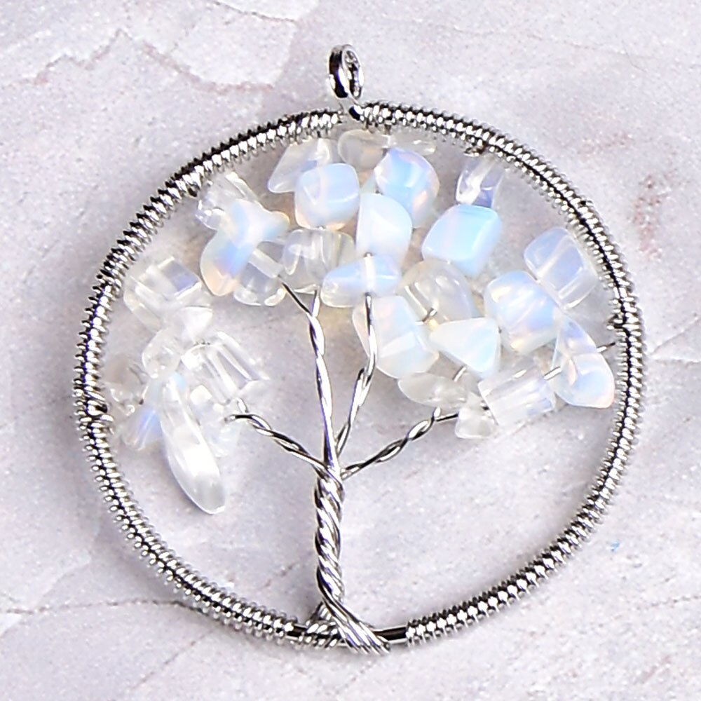 Crystal Tree Of Life Pendant