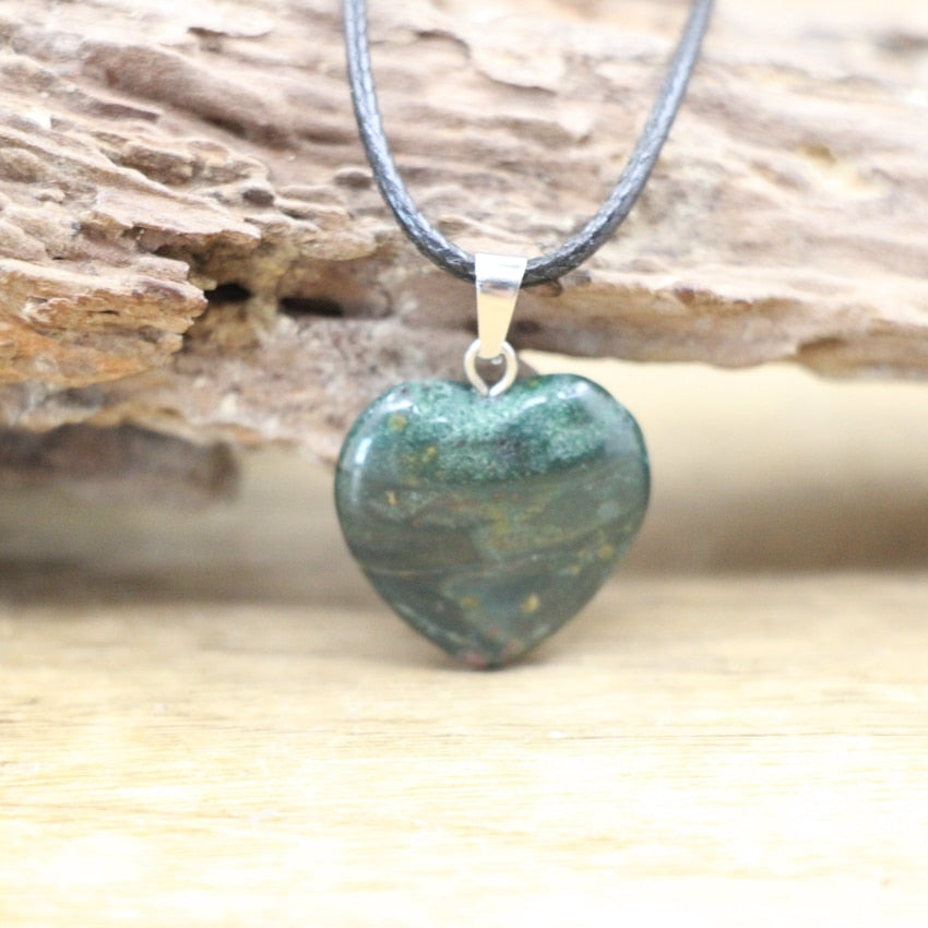 Heart Shape Stone Necklace