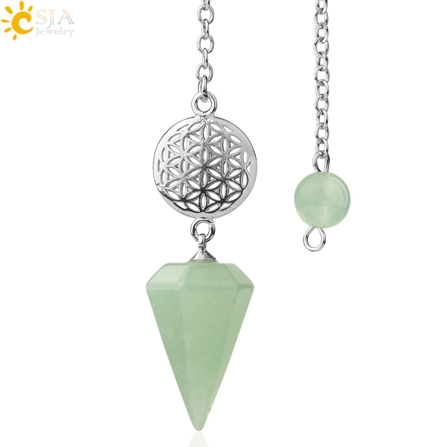 Flower of Life Dowsing Pendulum