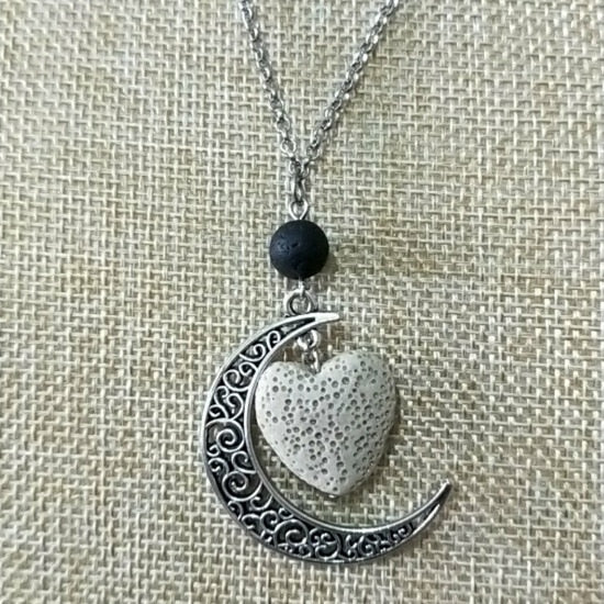 Lava Stone Essential Oil Diffuser Necklace