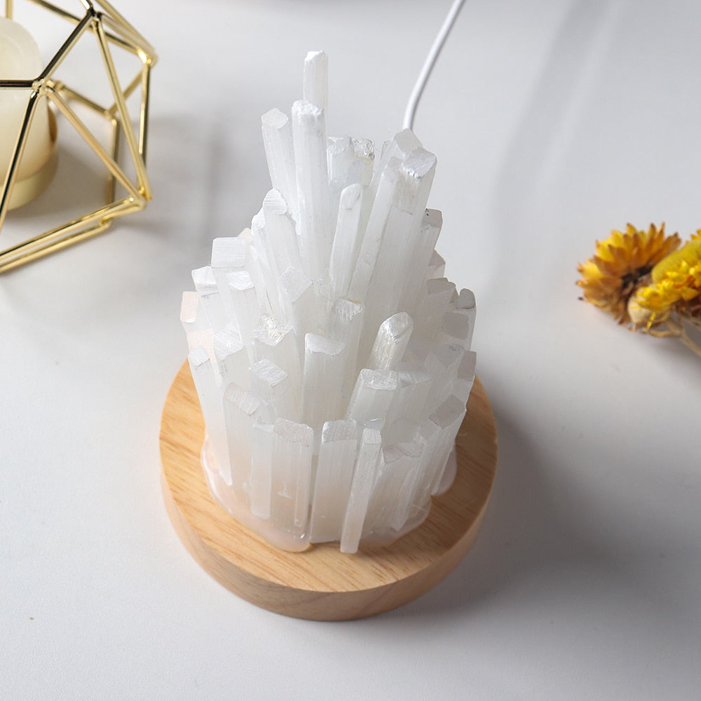 Selenite Led Lamp