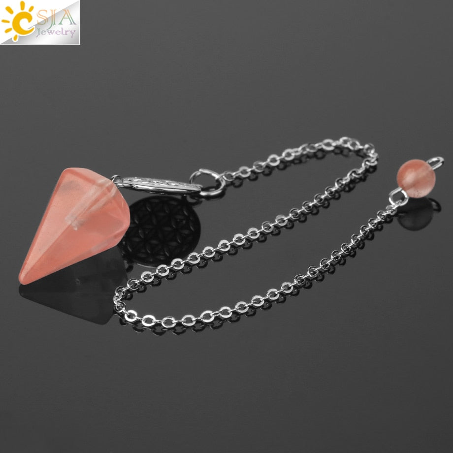 Flower of Life Dowsing Pendulum