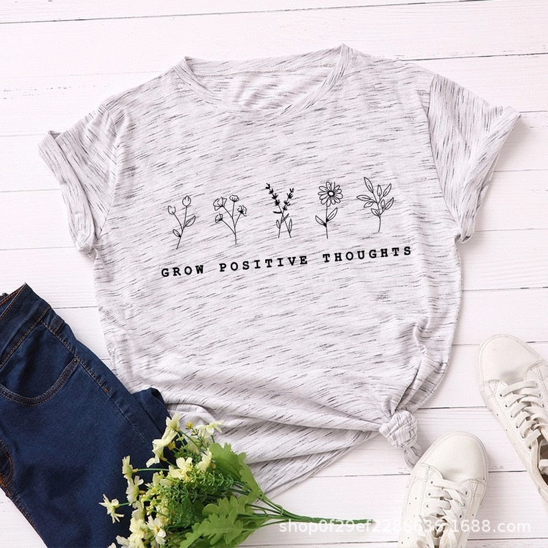 Flower Plants Print Tee