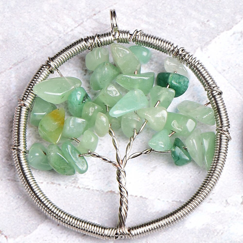 Crystal Tree Of Life Pendant