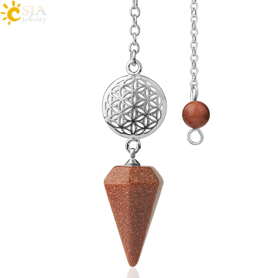 Flower of Life Dowsing Pendulum