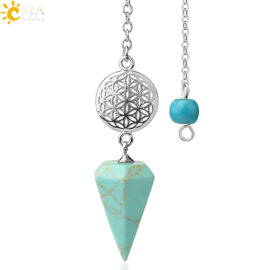 Flower of Life Dowsing Pendulum