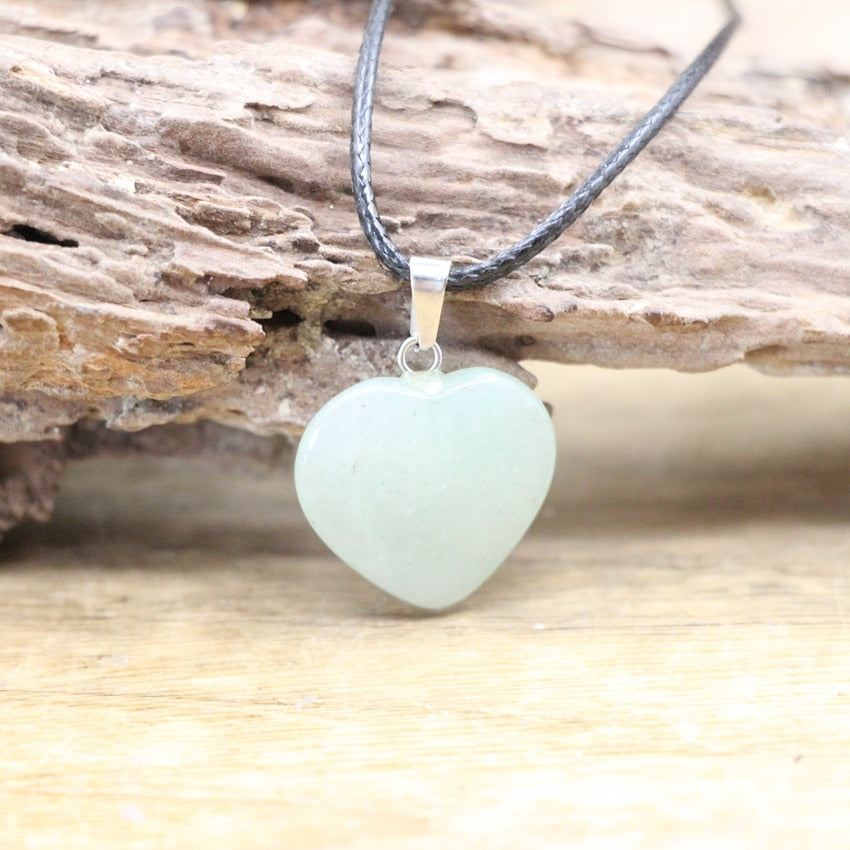 Heart Shape Stone Necklace