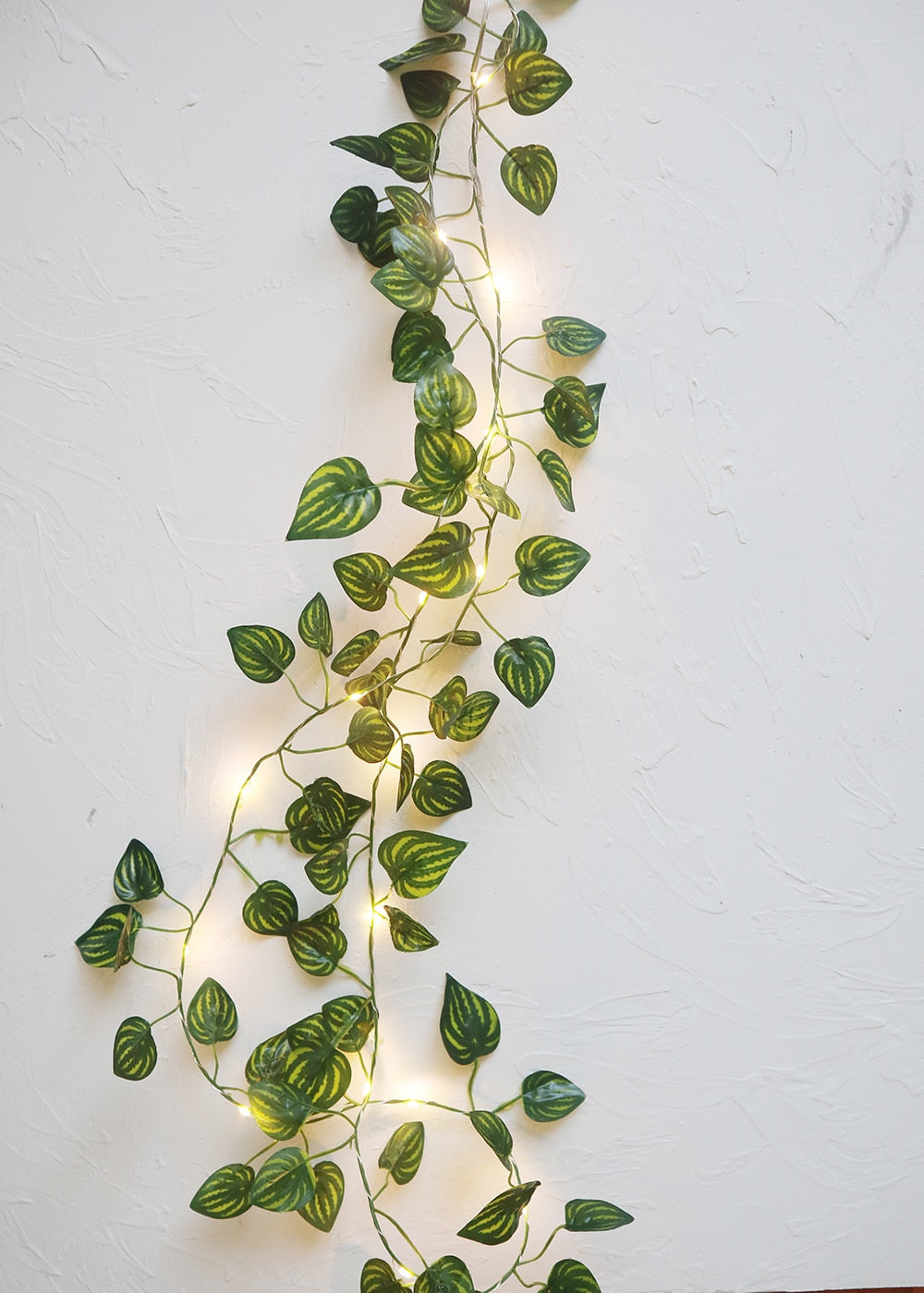 Ivy leaf garland fairy lights