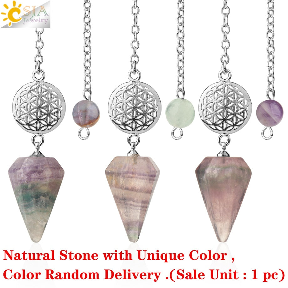 Flower of Life Dowsing Pendulum