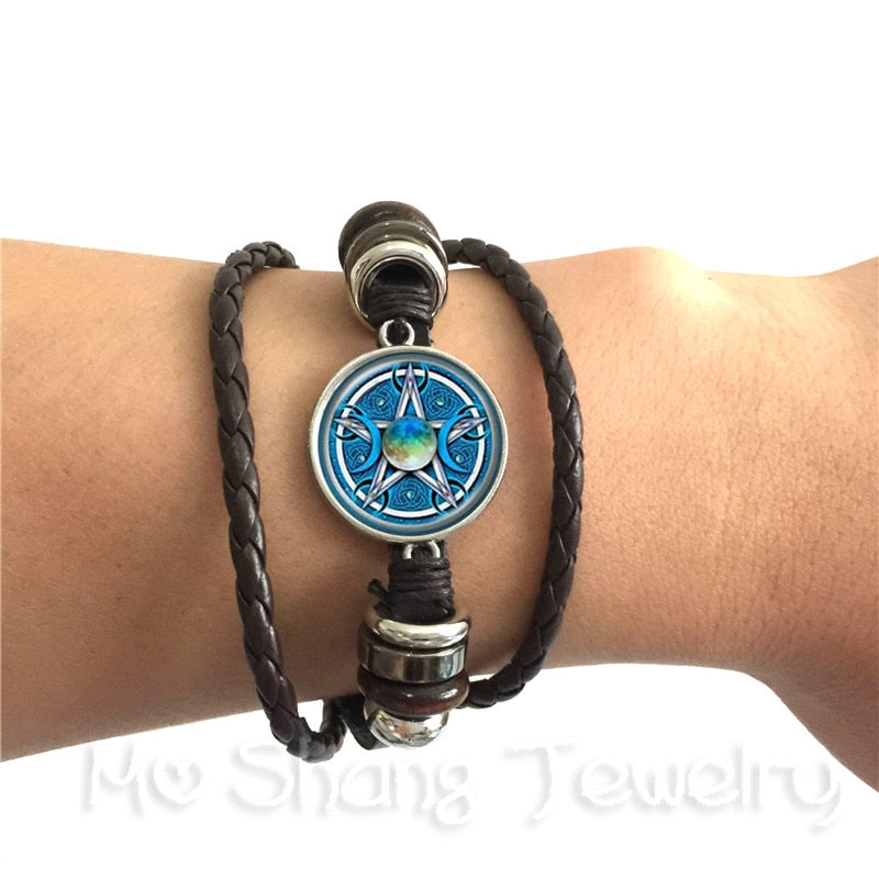 Triple Moon Goddess Bracelet