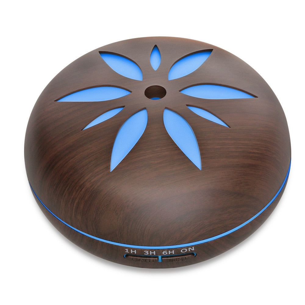 Wooden Flower Essential Oil Diffuser