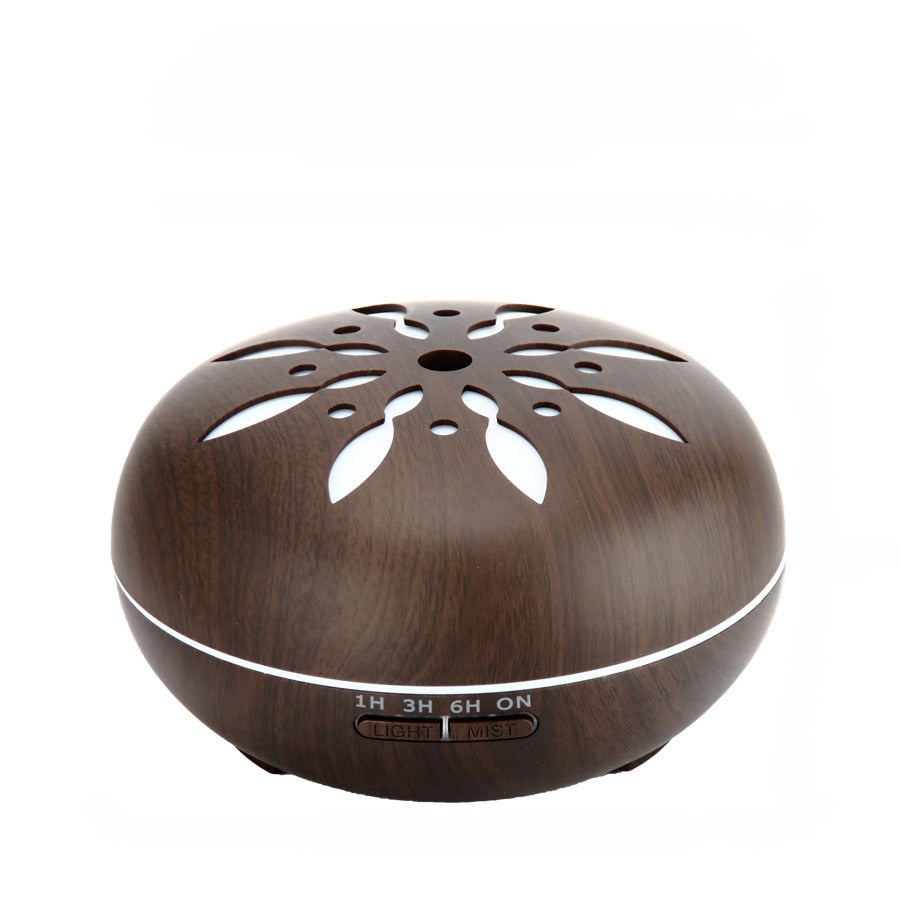 Wooden Flower Essential Oil Diffuser