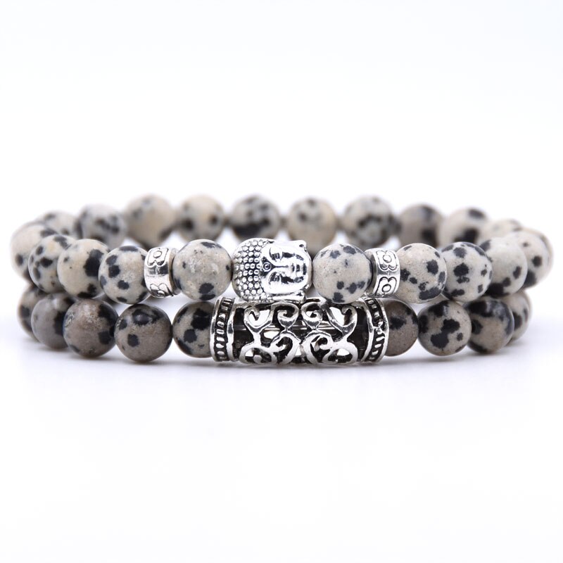 Stone Buddha Bracelet Set