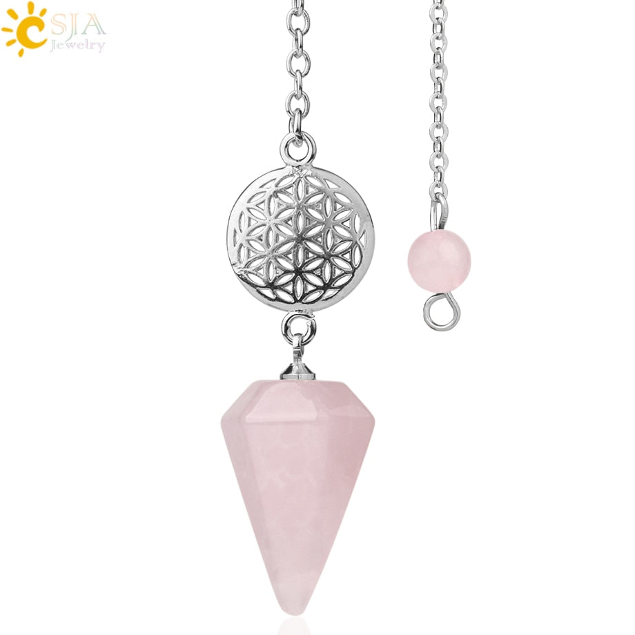 Flower of Life Dowsing Pendulum