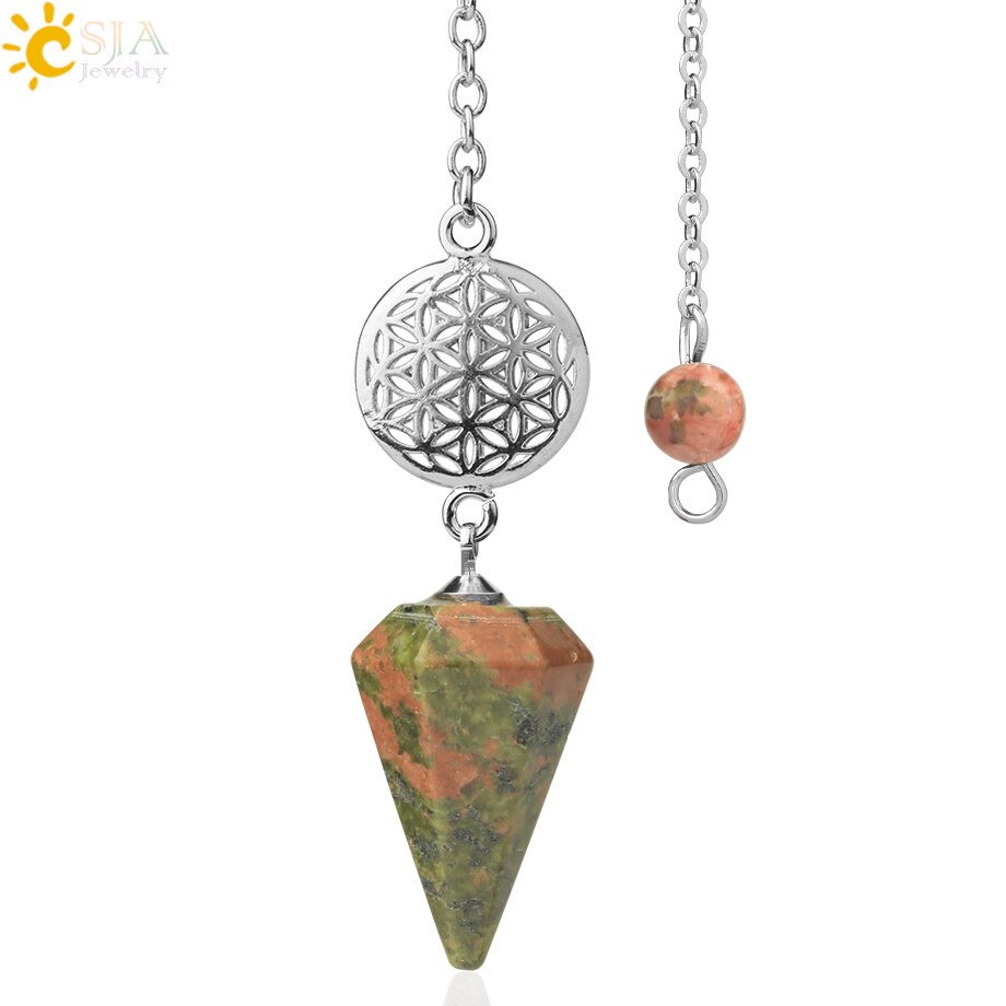 Flower of Life Dowsing Pendulum