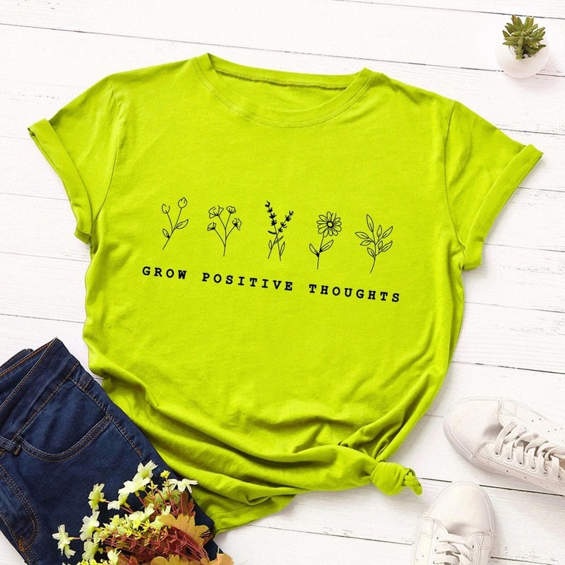 Flower Plants Print Tee