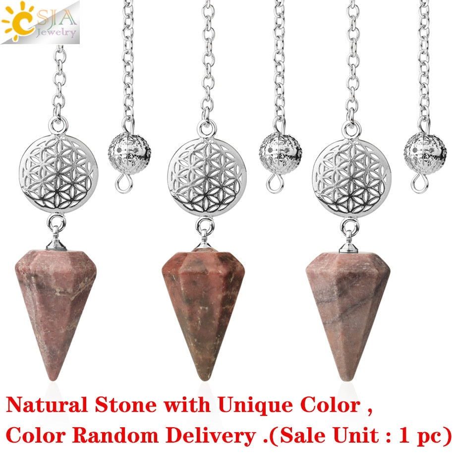 Flower of Life Dowsing Pendulum