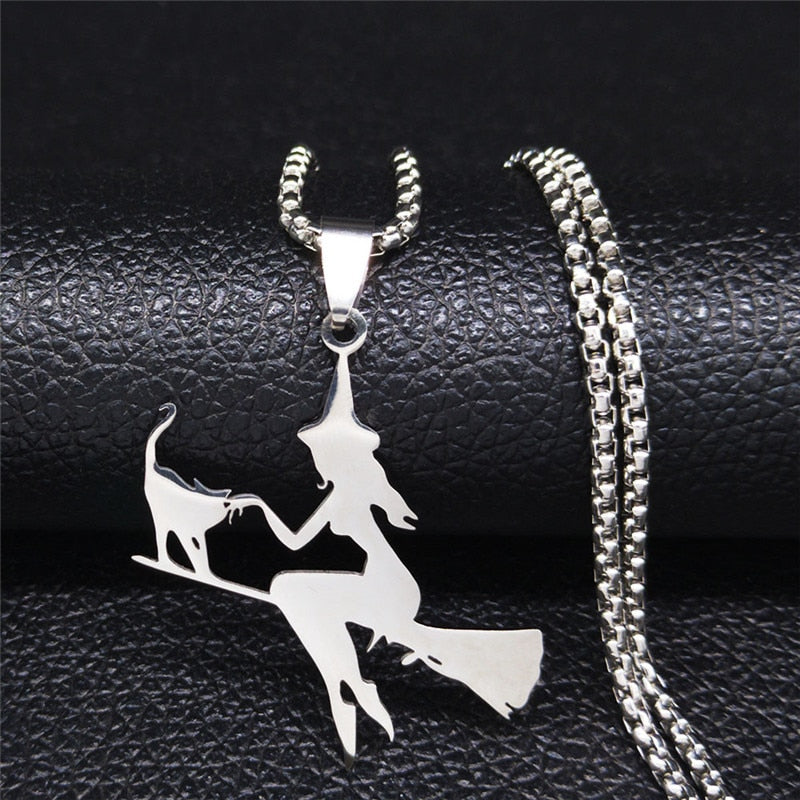 Stainless Steel Witch Necklaces