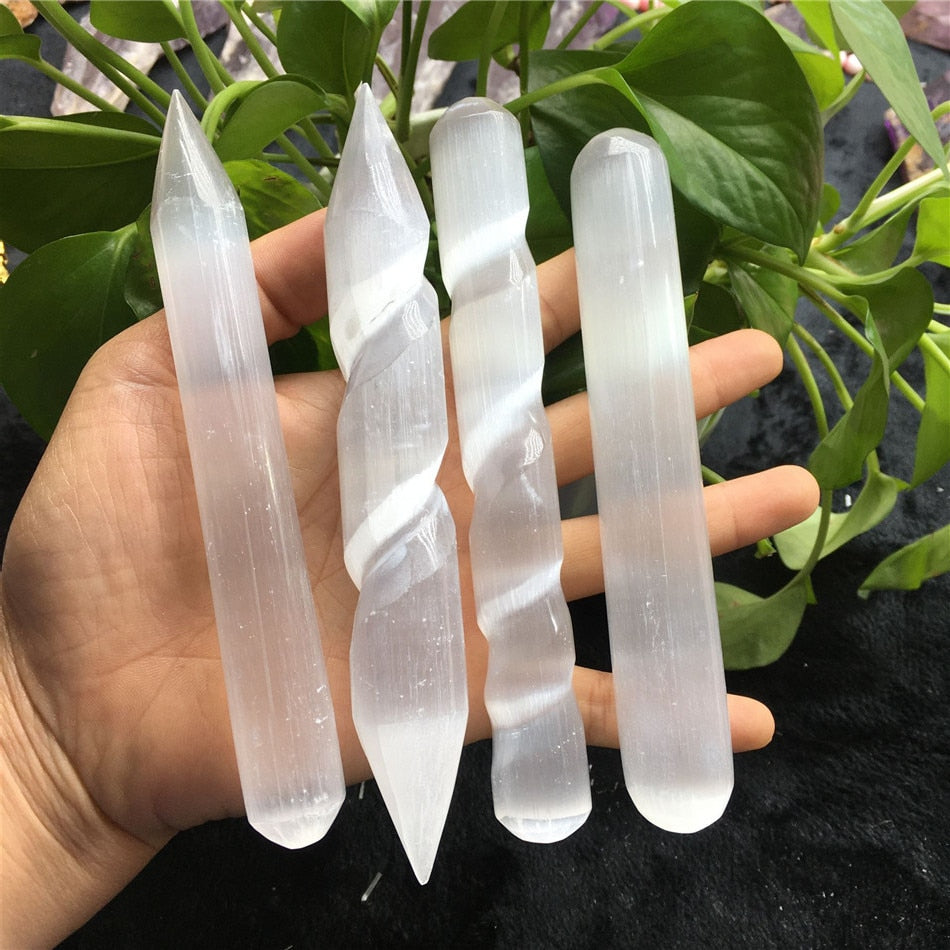 15cm Selenite wands