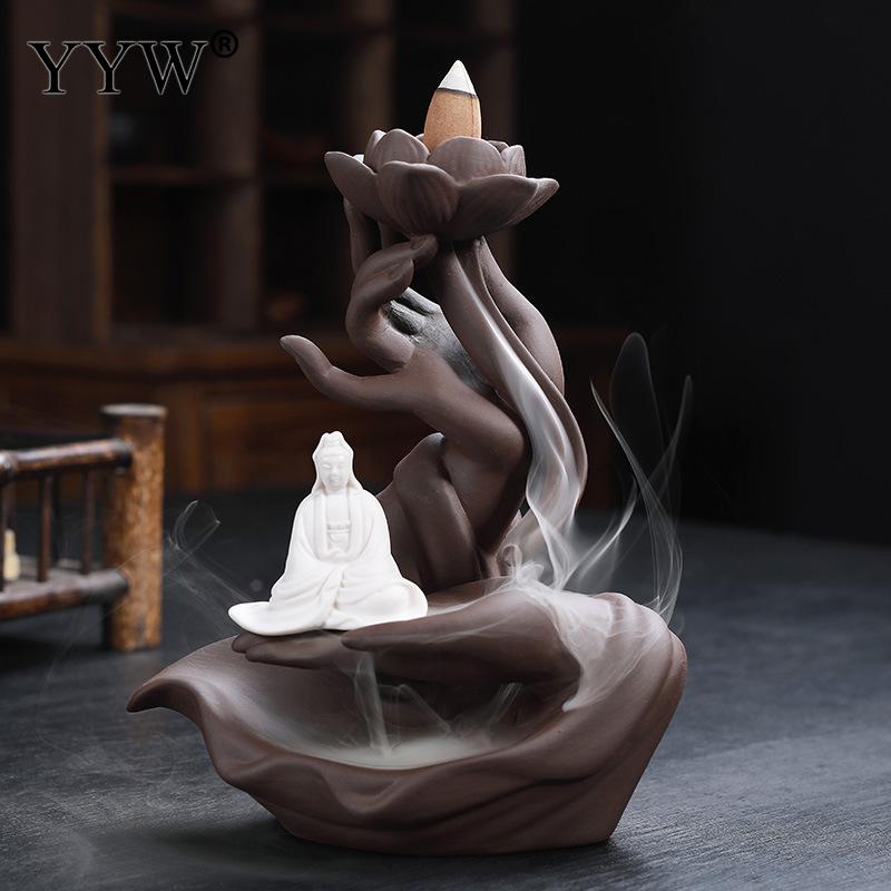 Buddha Hand Backflow Incense Burner