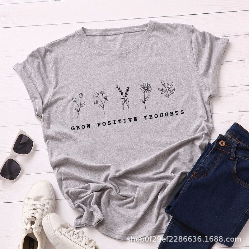 Flower Plants Print Tee