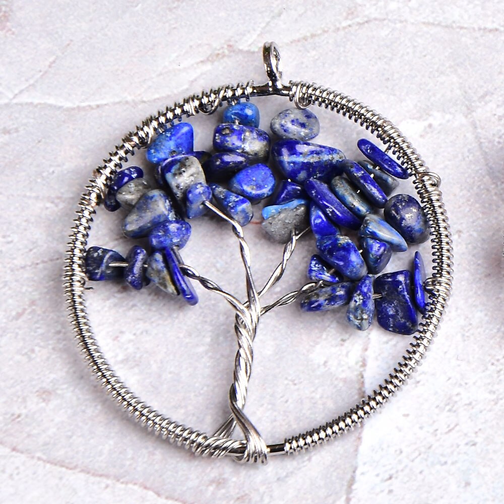 Crystal Tree Of Life Pendant