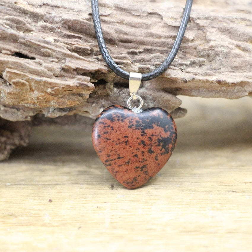 Heart Shape Stone Necklace