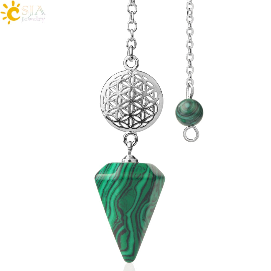 Flower of Life Dowsing Pendulum