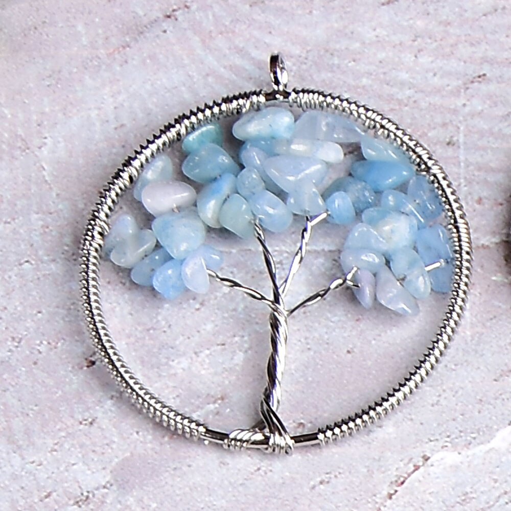 Crystal Tree Of Life Pendant