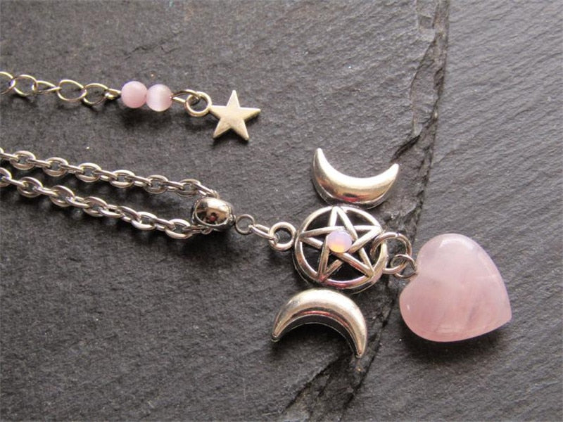 Triple Moon Necklace